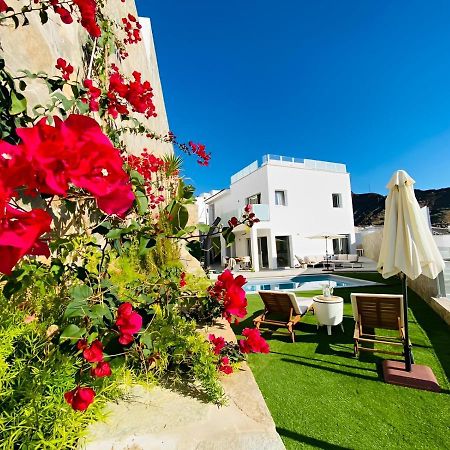 Dream Villa With Heated Pool, Rooftop & Ocean Views Mogán Eksteriør billede