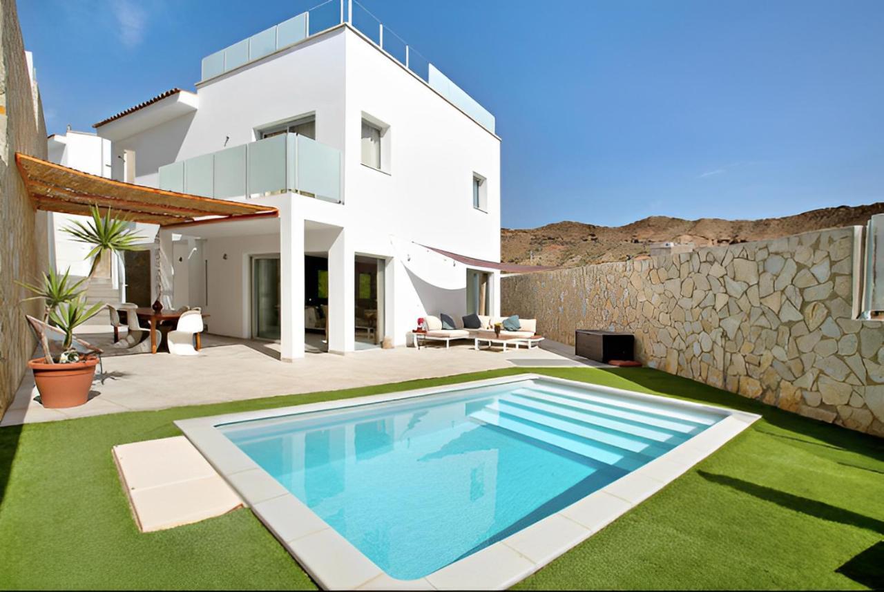 Dream Villa With Heated Pool, Rooftop & Ocean Views Mogán Eksteriør billede