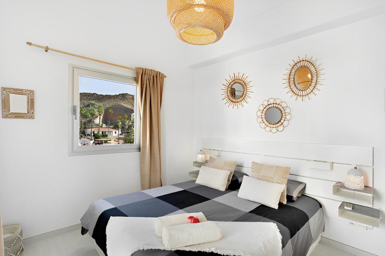 Dream Villa With Heated Pool, Rooftop & Ocean Views Mogán Eksteriør billede